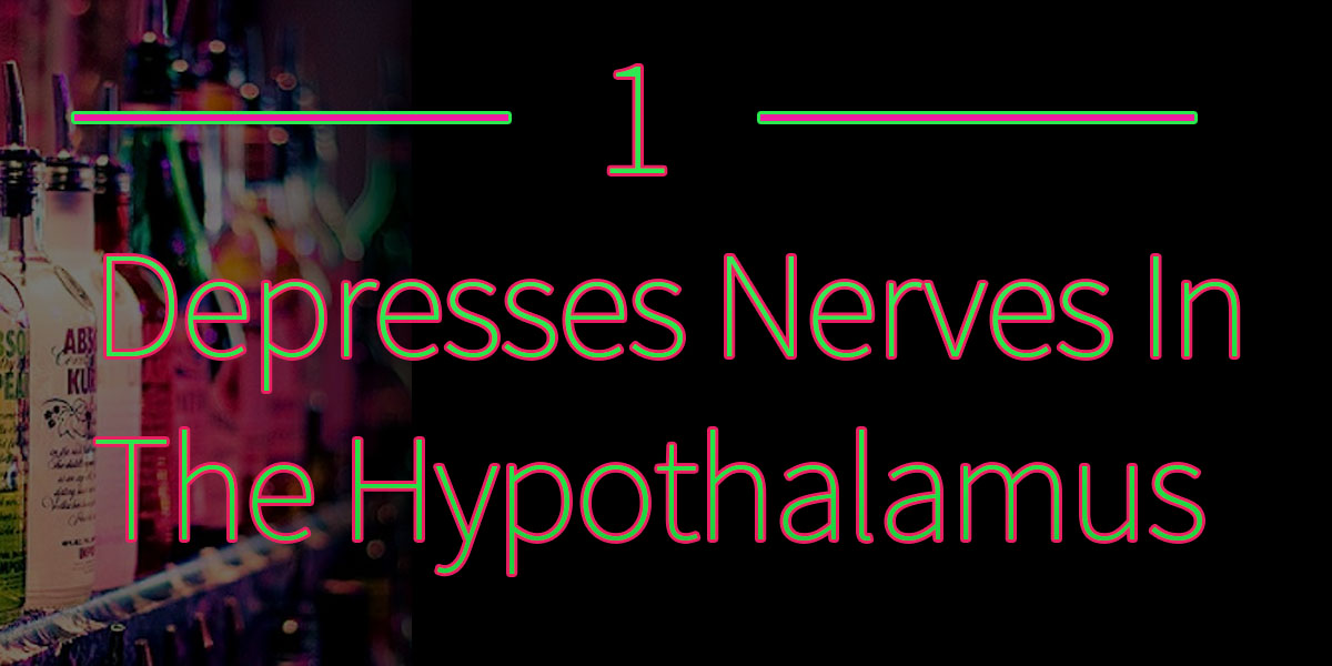 1 Depresses Nerves In The Hypothalamus Memorise
