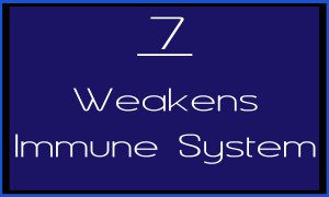 weakens immune system image