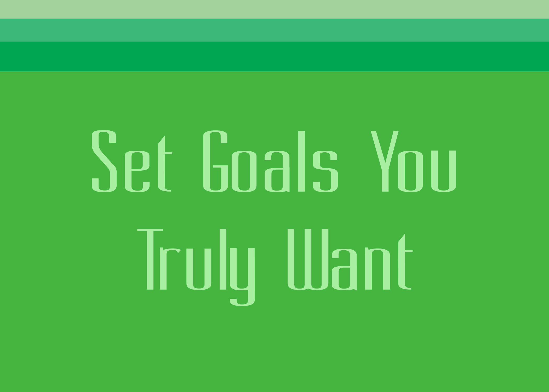 1-set goals