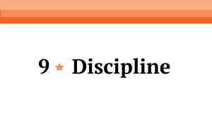 #9 tips on discipline