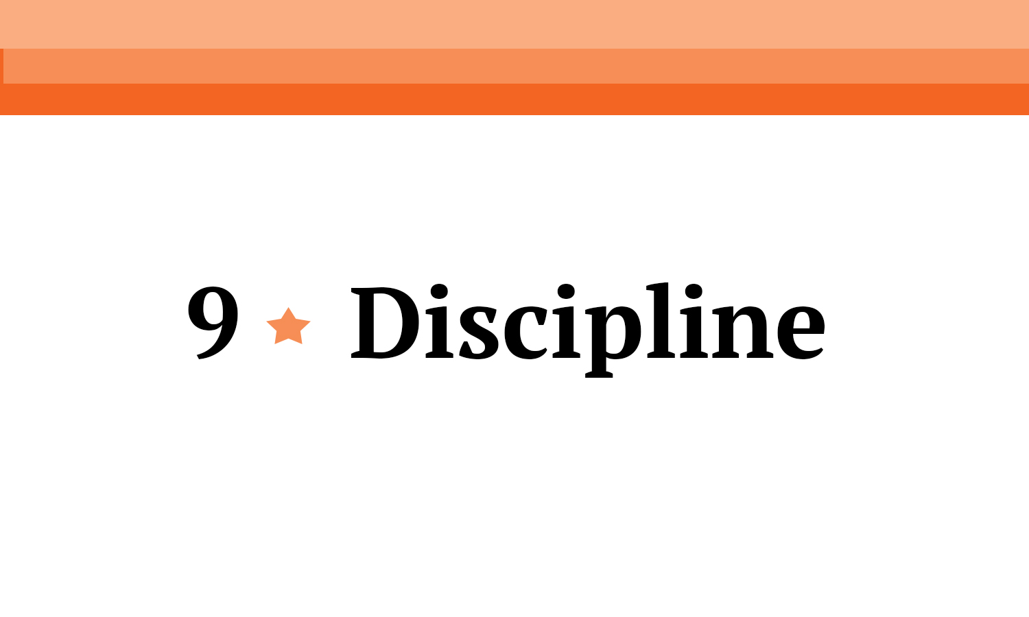 9 discipline