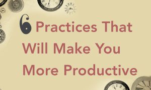 make yourself more productive