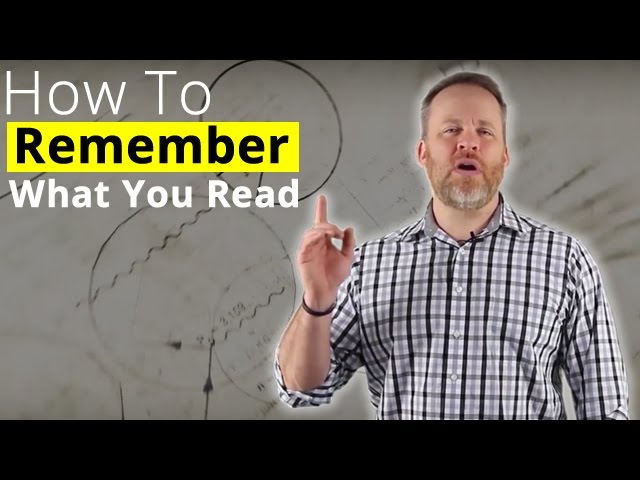 How to remember what you read